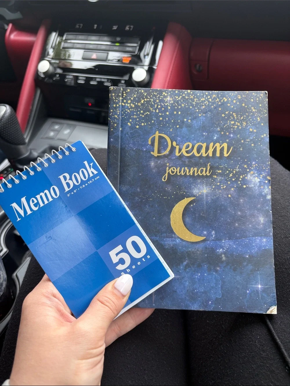 Dream Journal Notebook with Blue Memo Book NWT